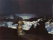 Winslow Homer Eine Sommernacht Spain oil painting reproduction
